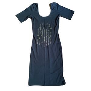 American Apparel Dress black scoop neck